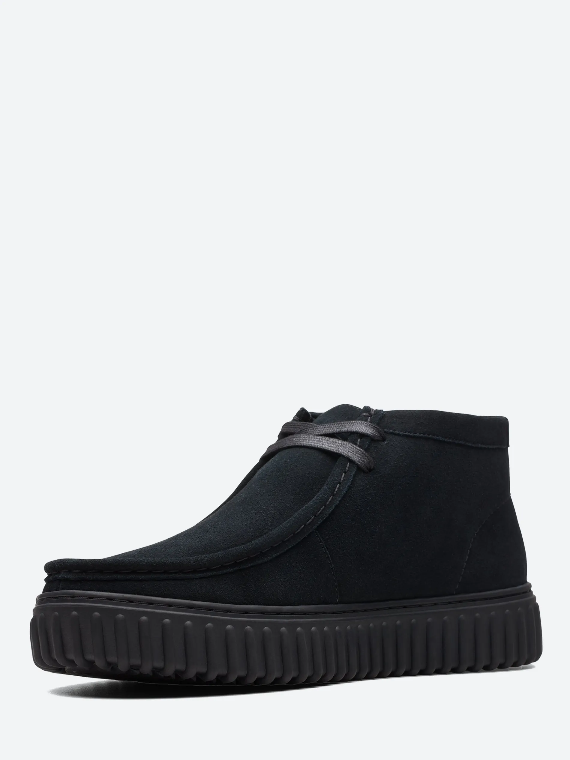 Clarks - Torhill Hi in Black Suede