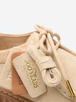 Clarks - Torhill Lo in Ecru Suede