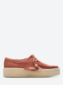 Clarks - Women's Wallabee Cup in Terracotta Suede