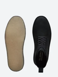 Clarks Originals - Desert Coal Hi in Black Nubuck