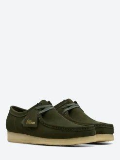 Clarks Originals - Men's Wallabee in Forest Green Suede