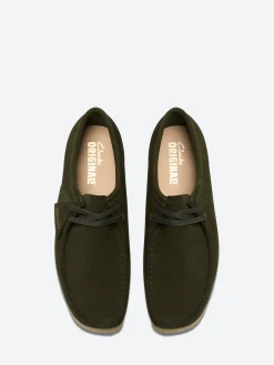 Clarks Originals - Men's Wallabee in Forest Green Suede
