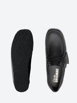 Clarks Originals - Wallabee in Black Tumbled Leather