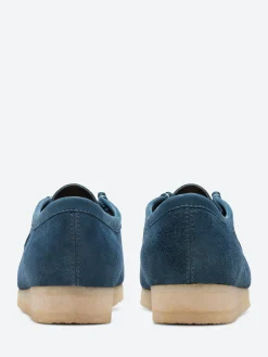 Clarks Originals - Wallabee in Navy and Teal Suede