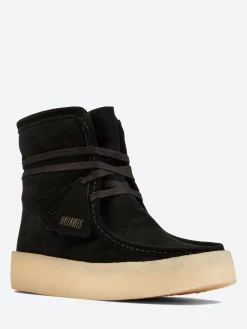 Clarks Originals - Wallabee Cup Hi in Black Suede