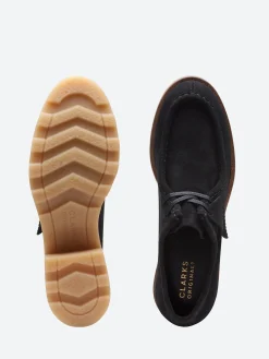 Clarks Originals - Wallabee Block in Black Suede