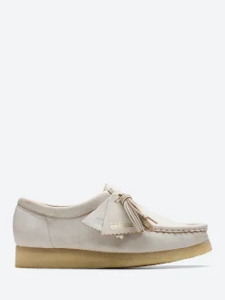 Clarks Originals - Women's Wallabee in White Leather