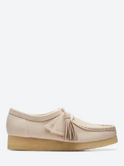 Clarks Originals - Women's Wallabee in Beige Leather