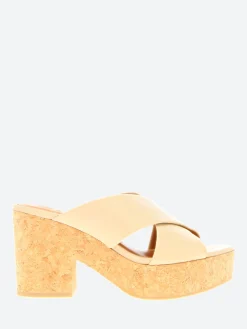 Coclico - Bing Wedge in Latte Macchiato Leather