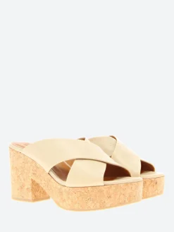 Coclico - Bing Wedge in Latte Macchiato Leather
