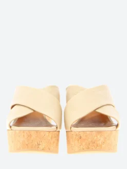 Coclico - Bing Wedge in Latte Macchiato Leather