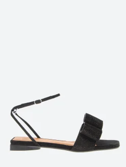 Coclico - Florance Sandal in Black Shimmer Suede