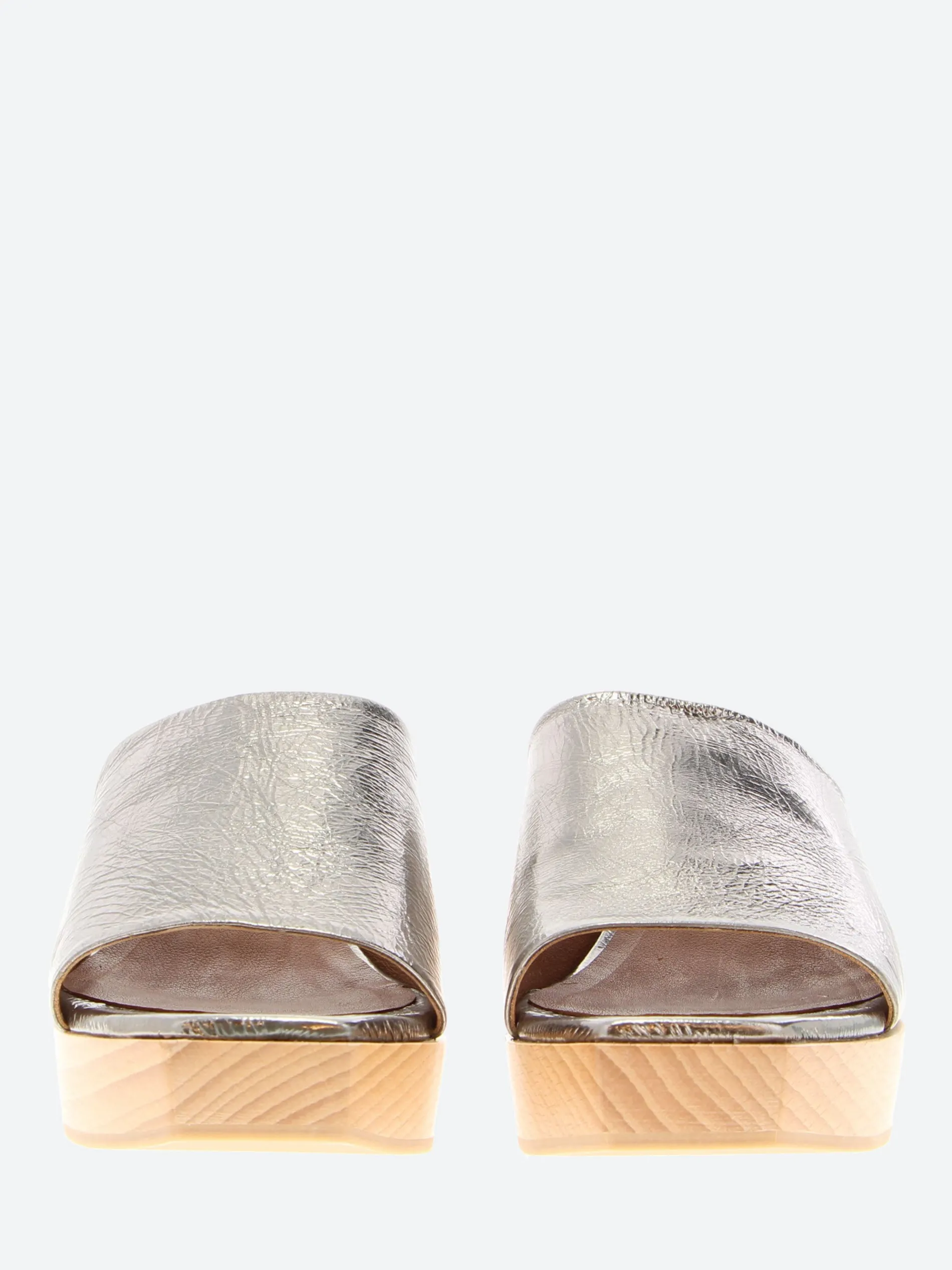 Coclico - Mist Clog in Acero Metallic Leather