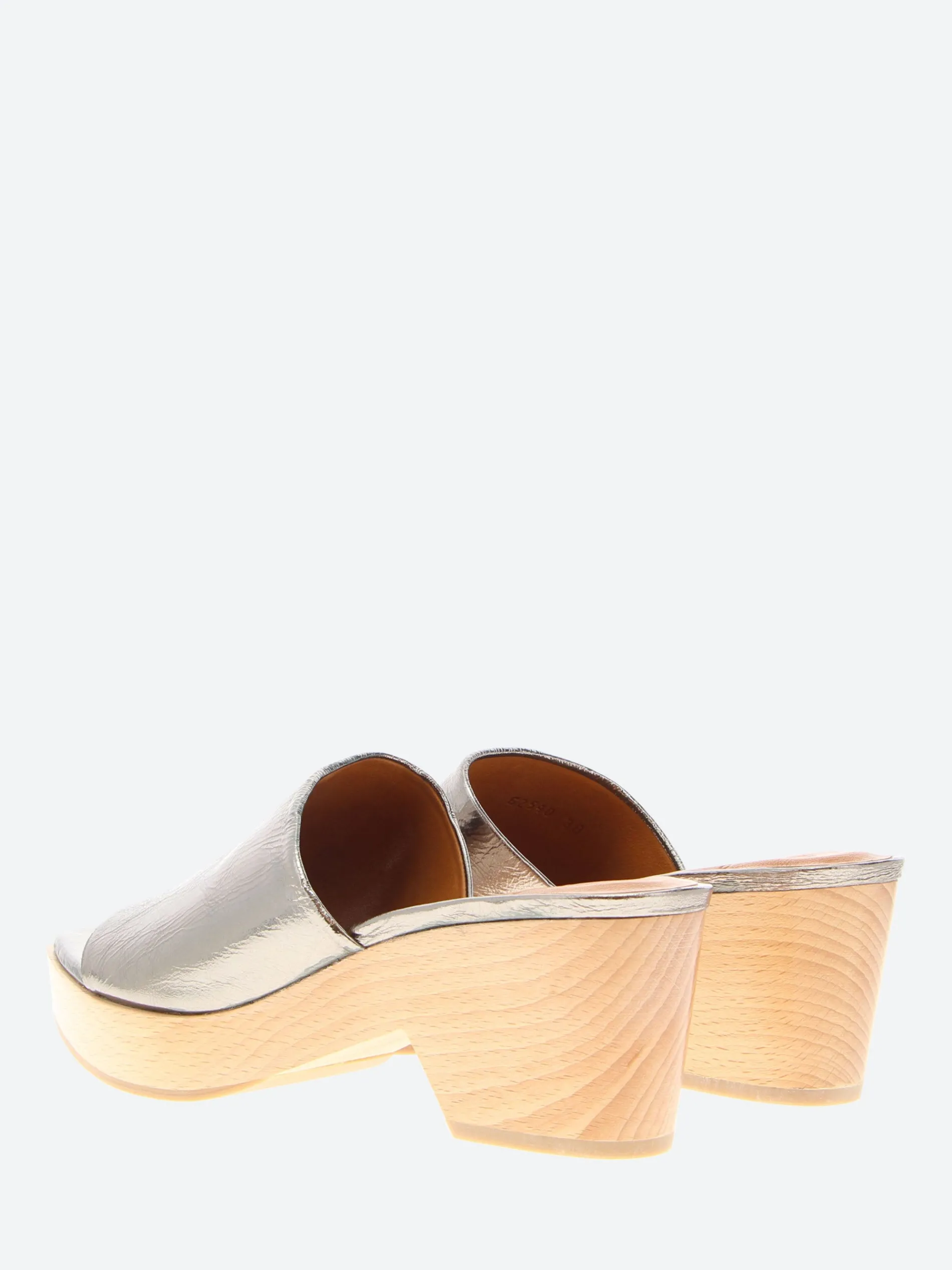 Coclico - Mist Clog in Acero Metallic Leather