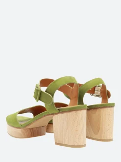 Coclico - Riviera Clog Sandal in Mosstone