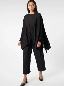 collection PRIVÉE? - Knitted Shirt in Nero/Lurex