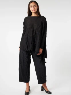 collection PRIVÉE? - Knitted Shirt in Nero/Lurex