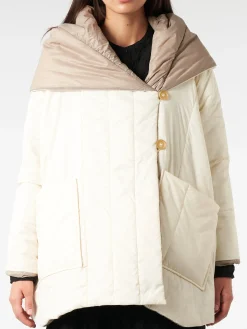 collection PRIVÉE? - Padded Coat in Panna/Fango