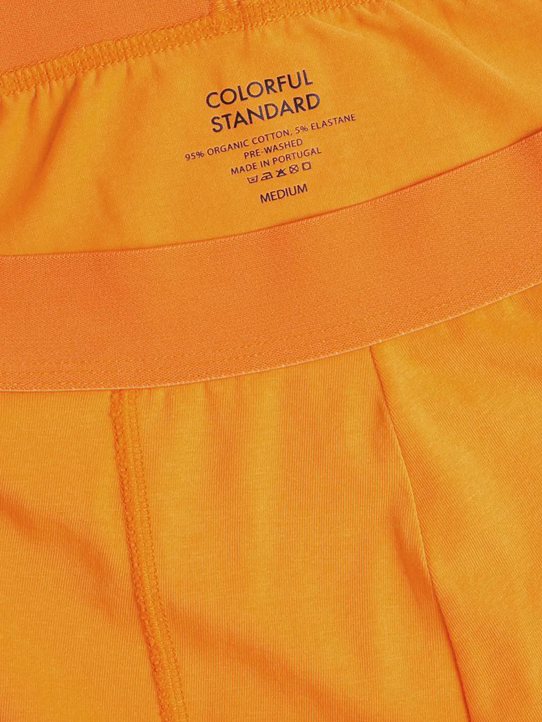 Colorful Standard - Classic Organic Boxer Briefs in Orange Sunny