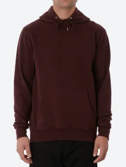 Colorful Standard - Classic Organic Hoodie in Oxblood Red