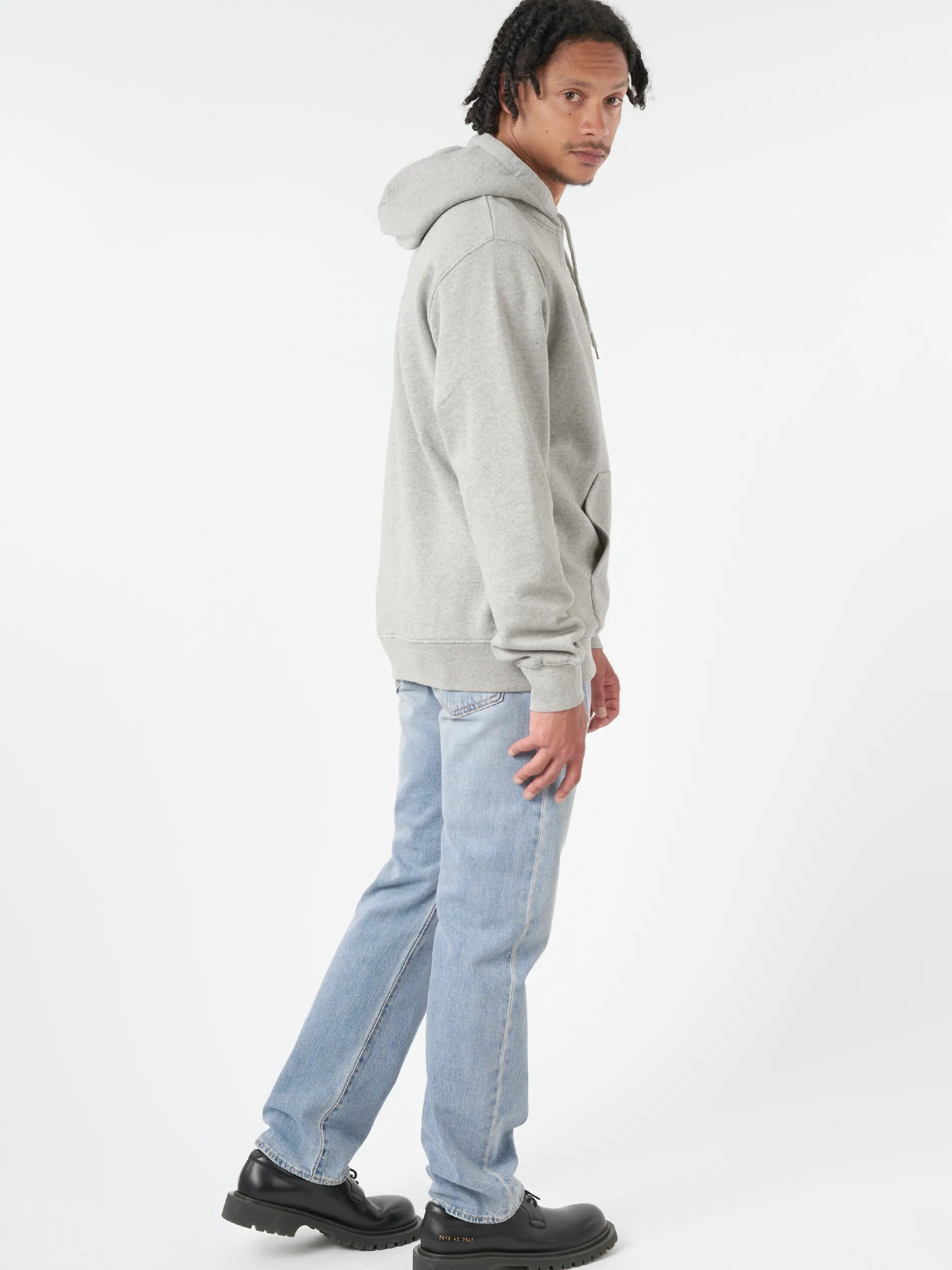 Colorful Standard - Classic Organic Hoodie in Heather Grey