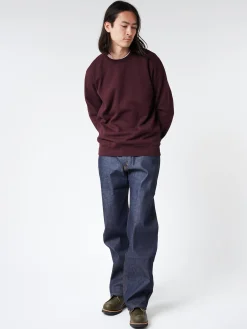 Colorful Standard - Classic Organic Crew in Oxblood Red