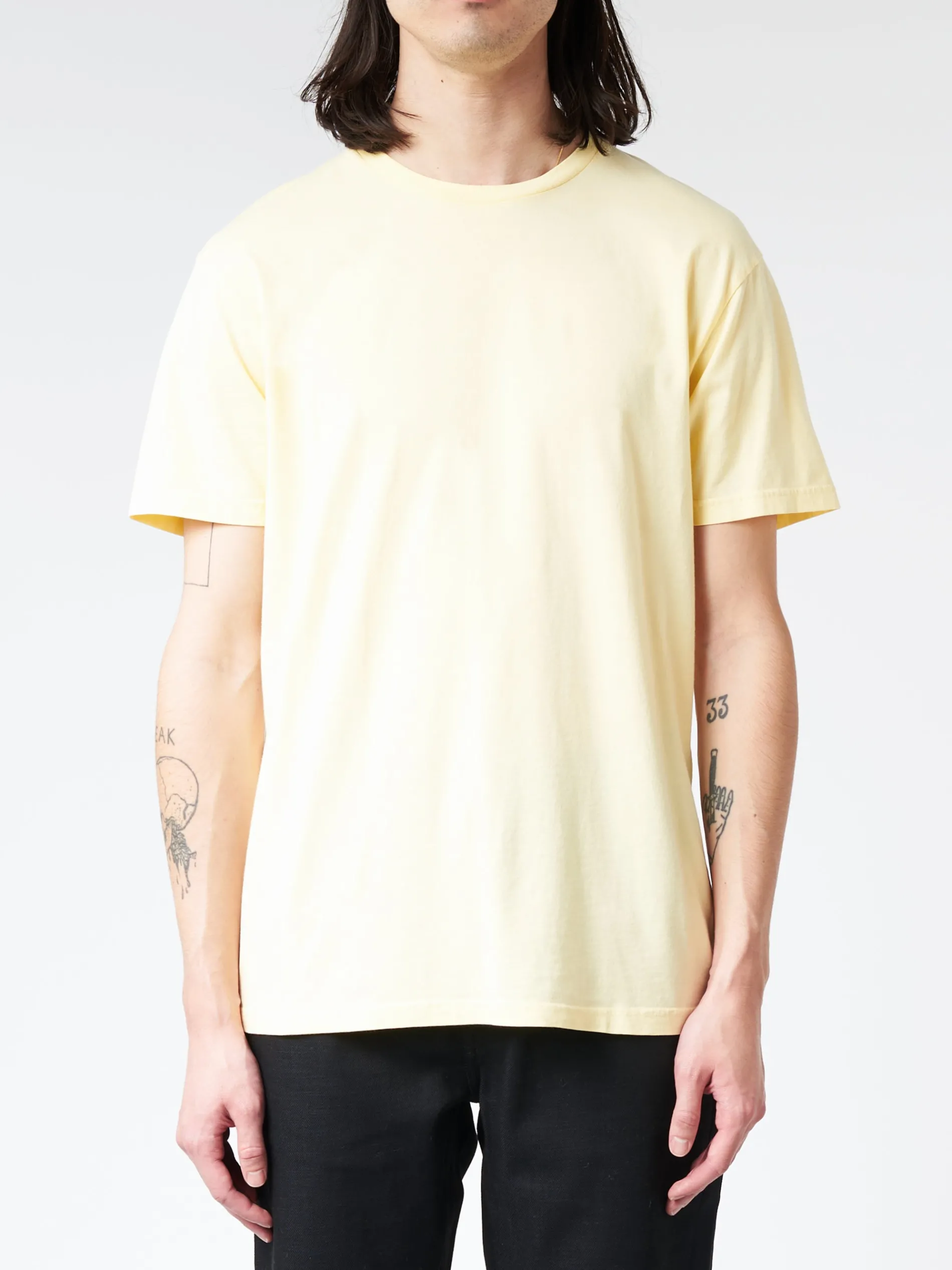 Colorful Standard - Classic Organic Tee in Soft Yellow