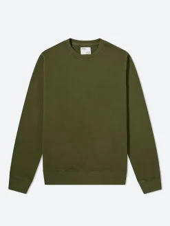 Colorful Standard - Classic Organic Crew in Seaweed Green