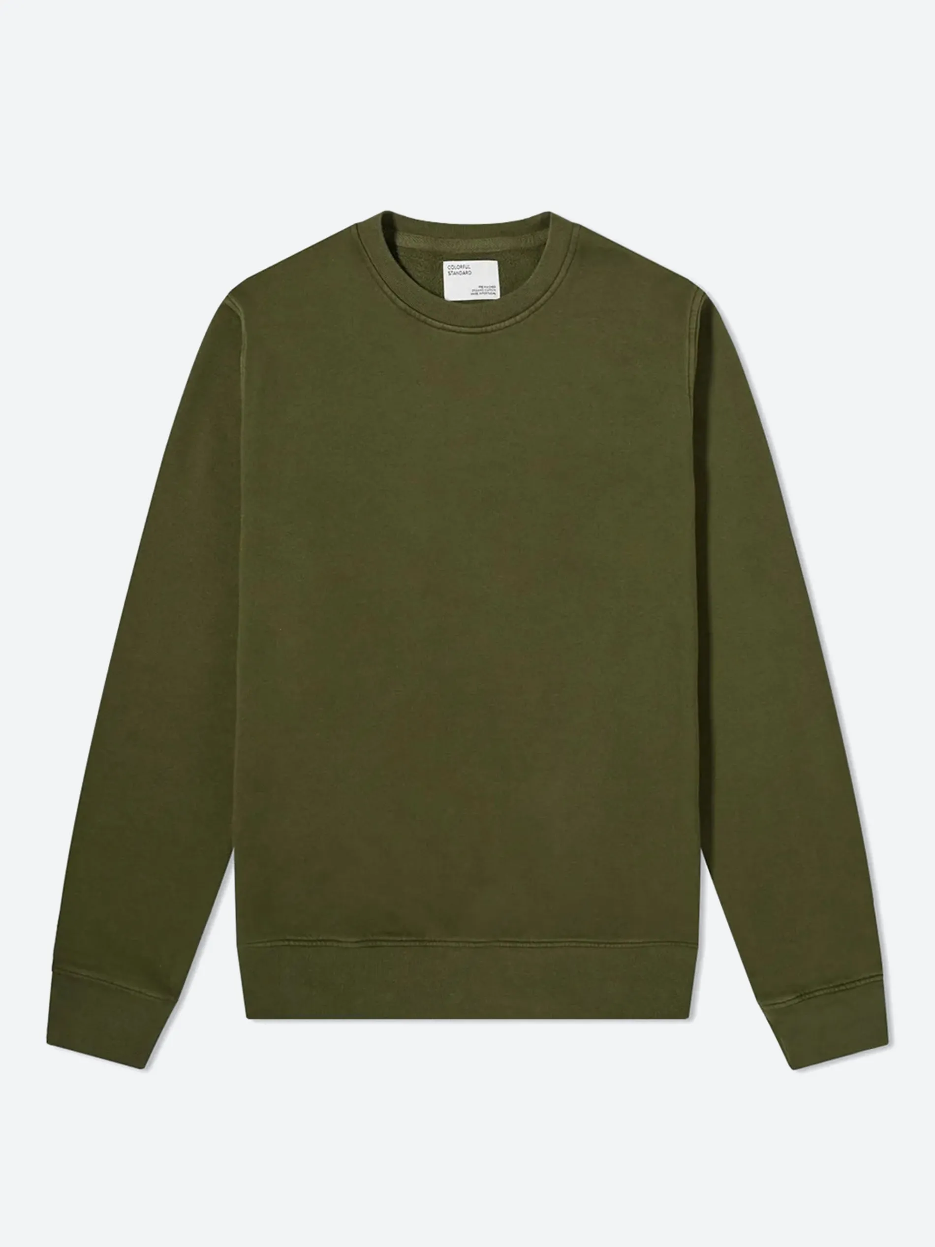 Colorful Standard - Classic Organic Crew in Seaweed Green