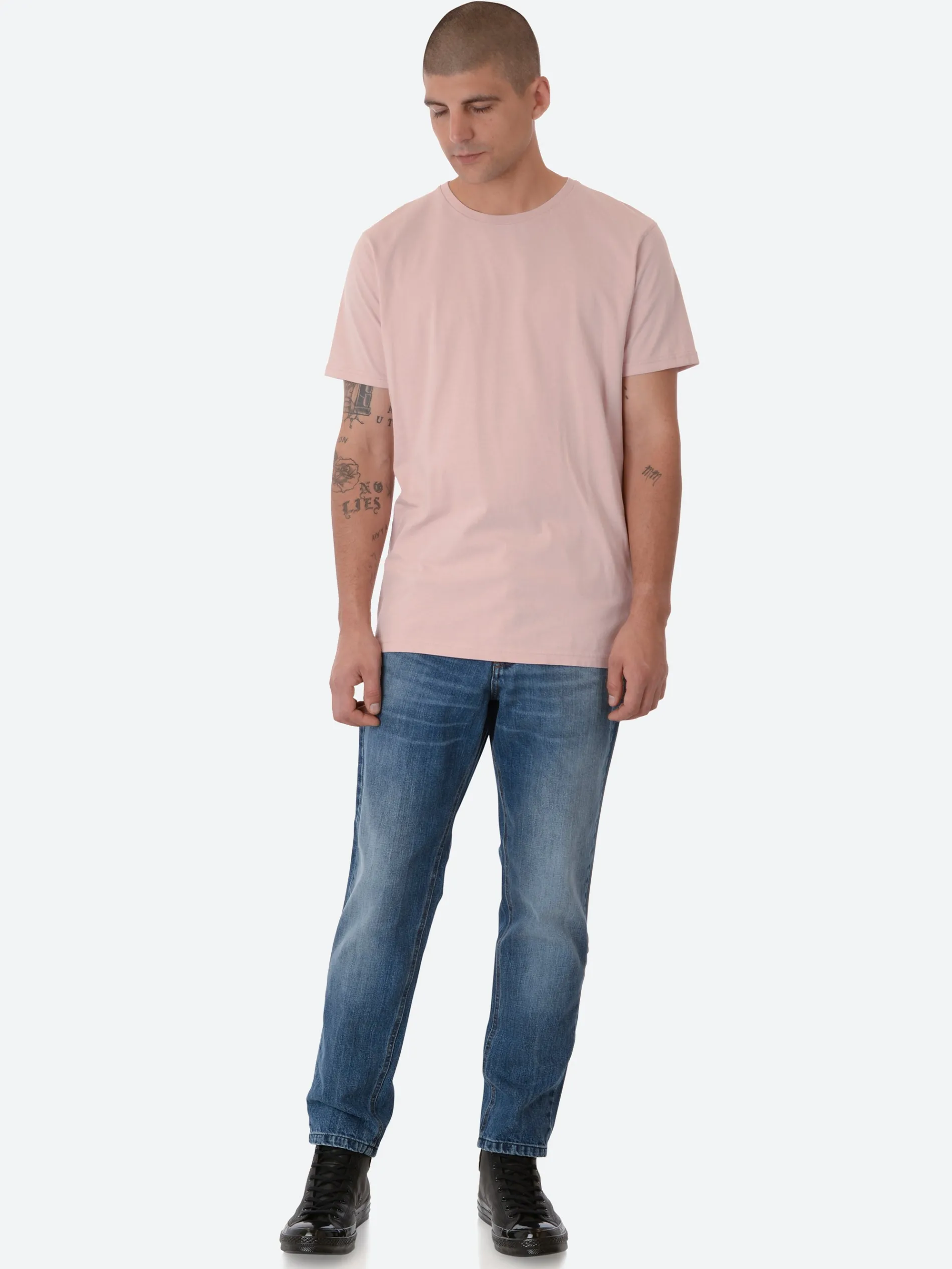 Colorful Standard - Classic Organic Tee in Faded Pink