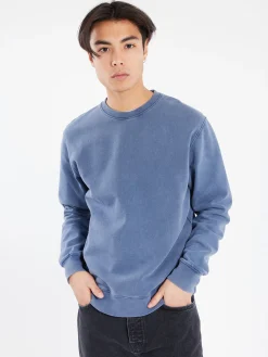 Colorful Standard - Classic Organic Crew in Neptune Blue