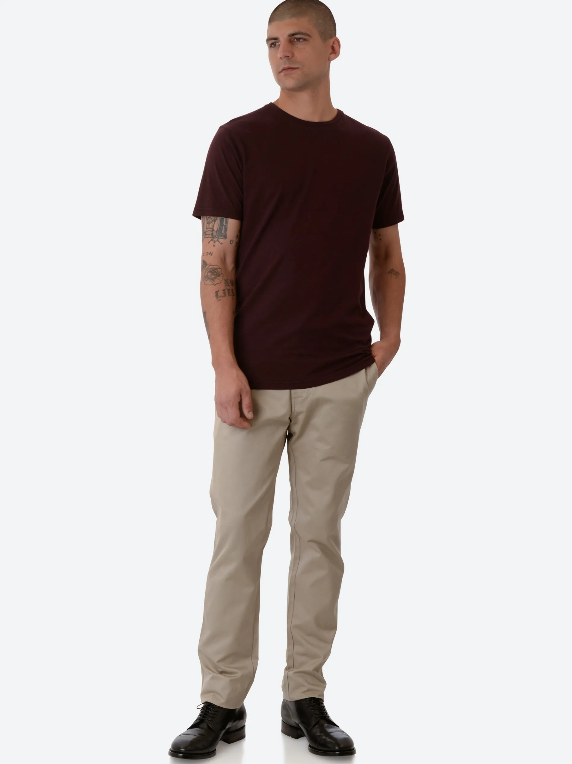 Colorful Standard - Classic Organic Tee in Oxblood Red