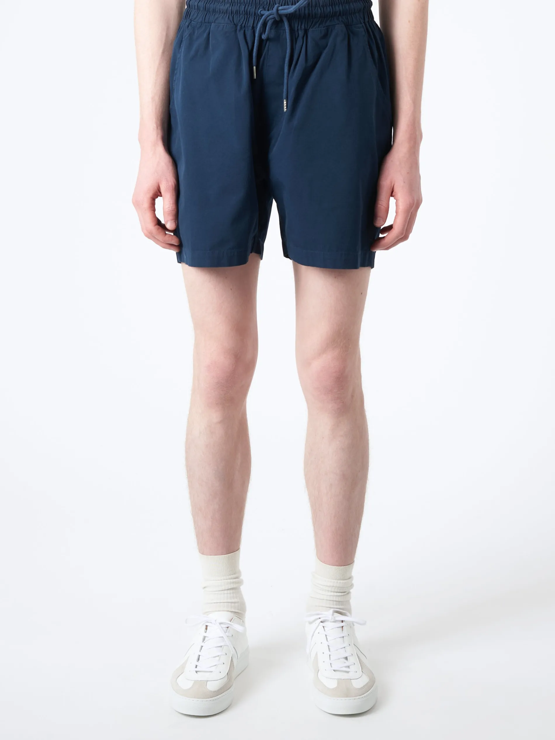 Colorful Standard - Organic Twill Shorts in Navy Blue
