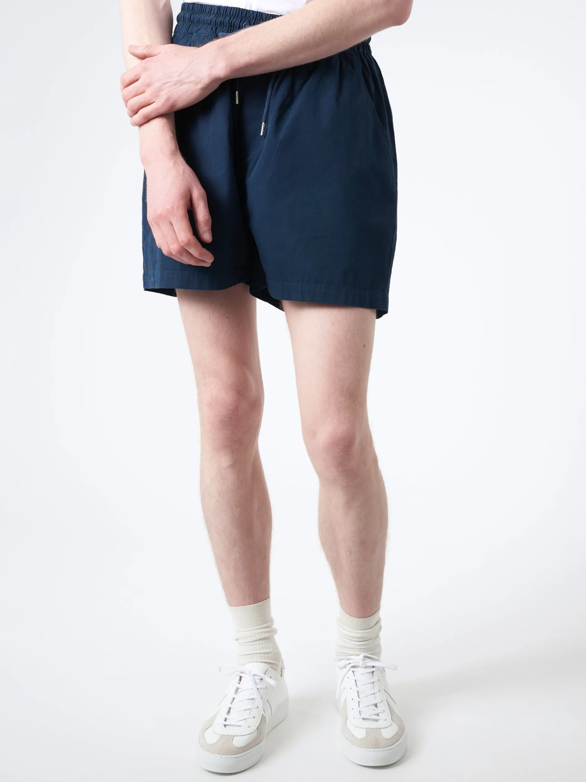 Colorful Standard - Organic Twill Shorts in Navy Blue
