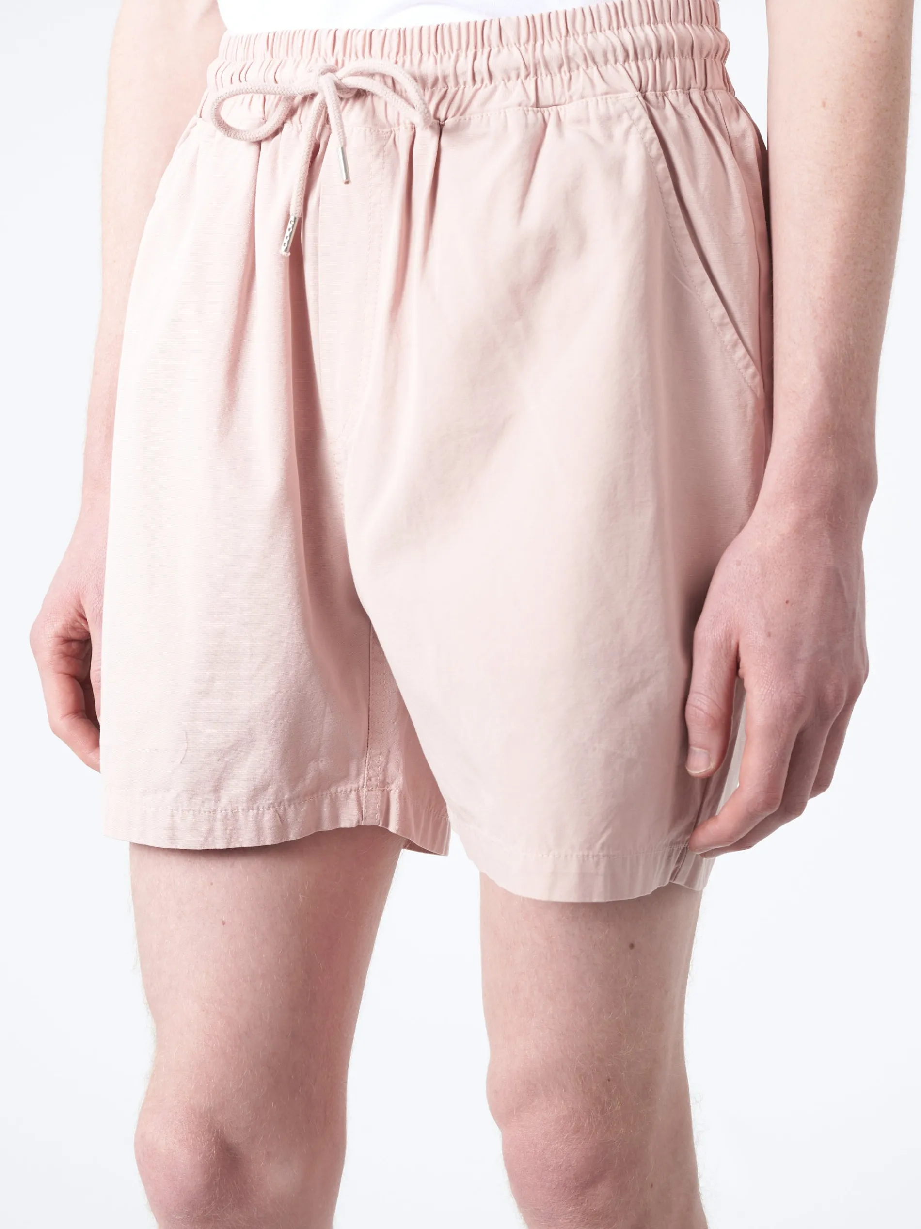 Colorful Standard - Organic Twill Shorts in Faded Pink