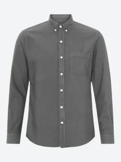 Colorful Standard - Organic Button Down Shirt in Storm Grey