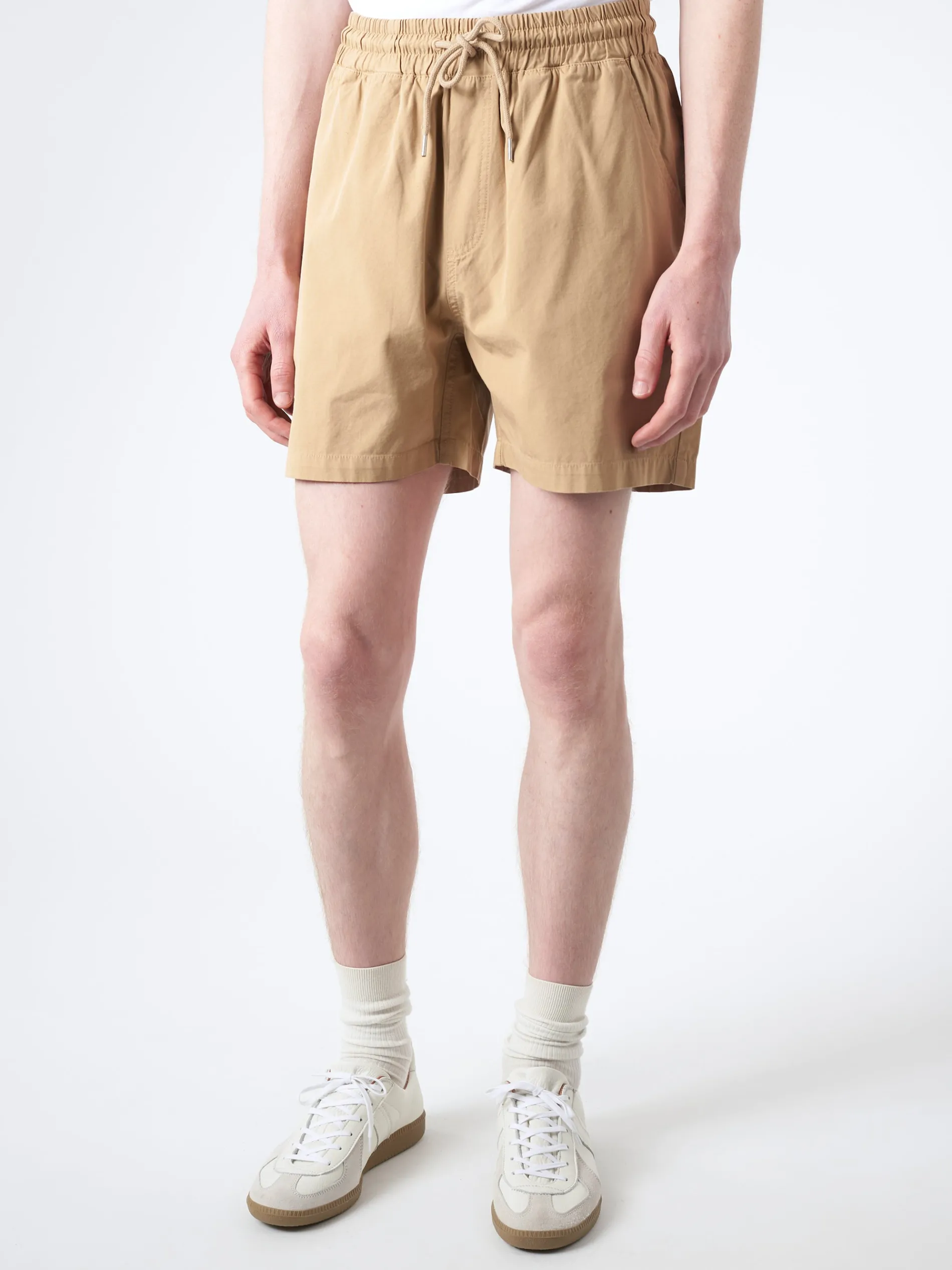 Colorful Standard - Organic Twill Shorts in Desert Khaki