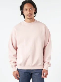 Colorful Standard - Oversized Crew in Faded Pink
