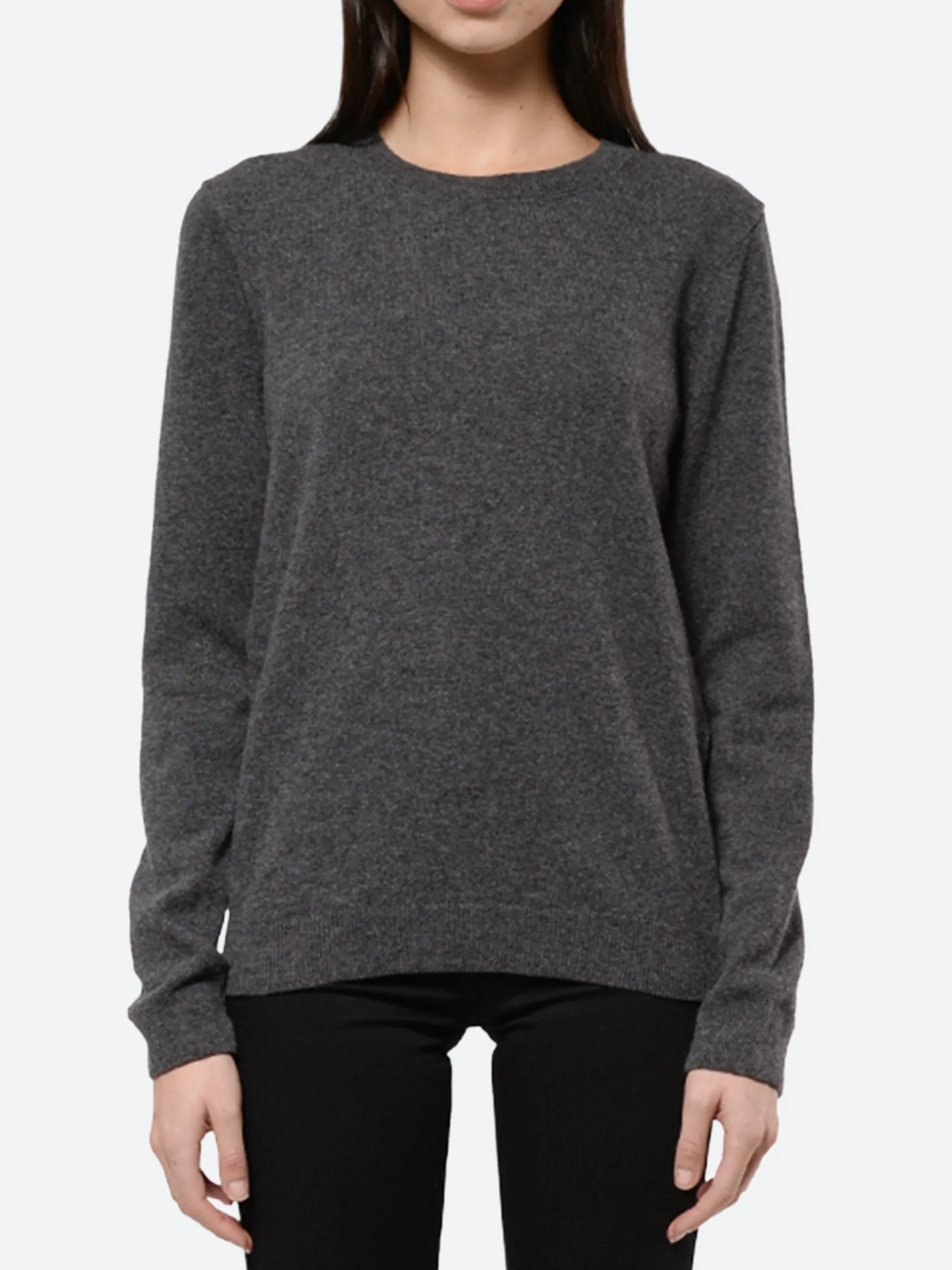 Colorful Standard - W Merino Wool Crew in Lava Grey