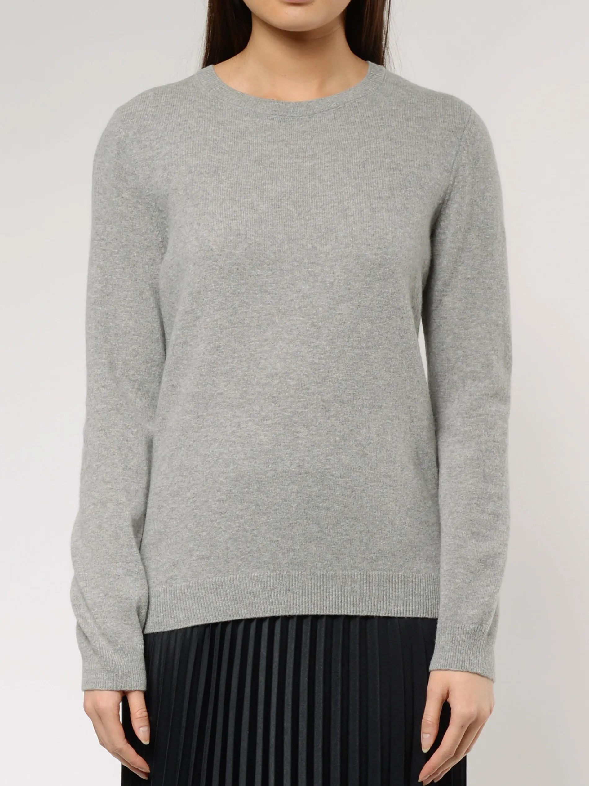 Colorful Standard - W Merino Wool Crew in Heather Grey