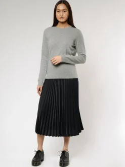 Colorful Standard - W Merino Wool Crew in Heather Grey