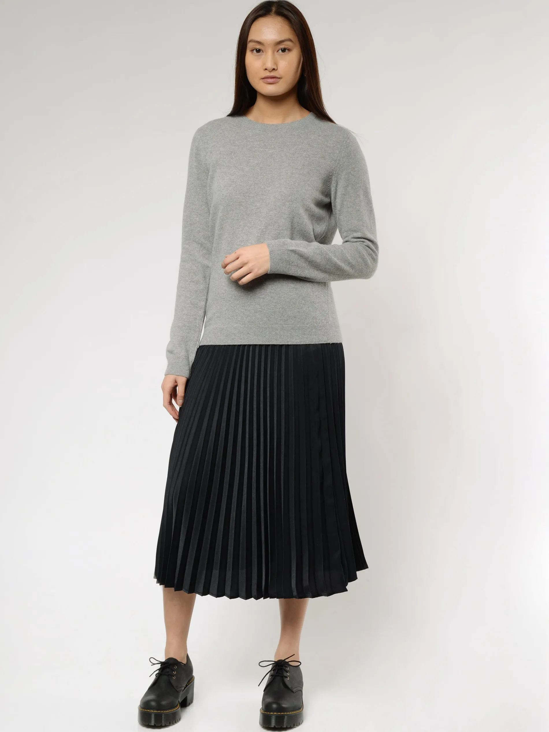 Colorful Standard - W Merino Wool Crew in Heather Grey