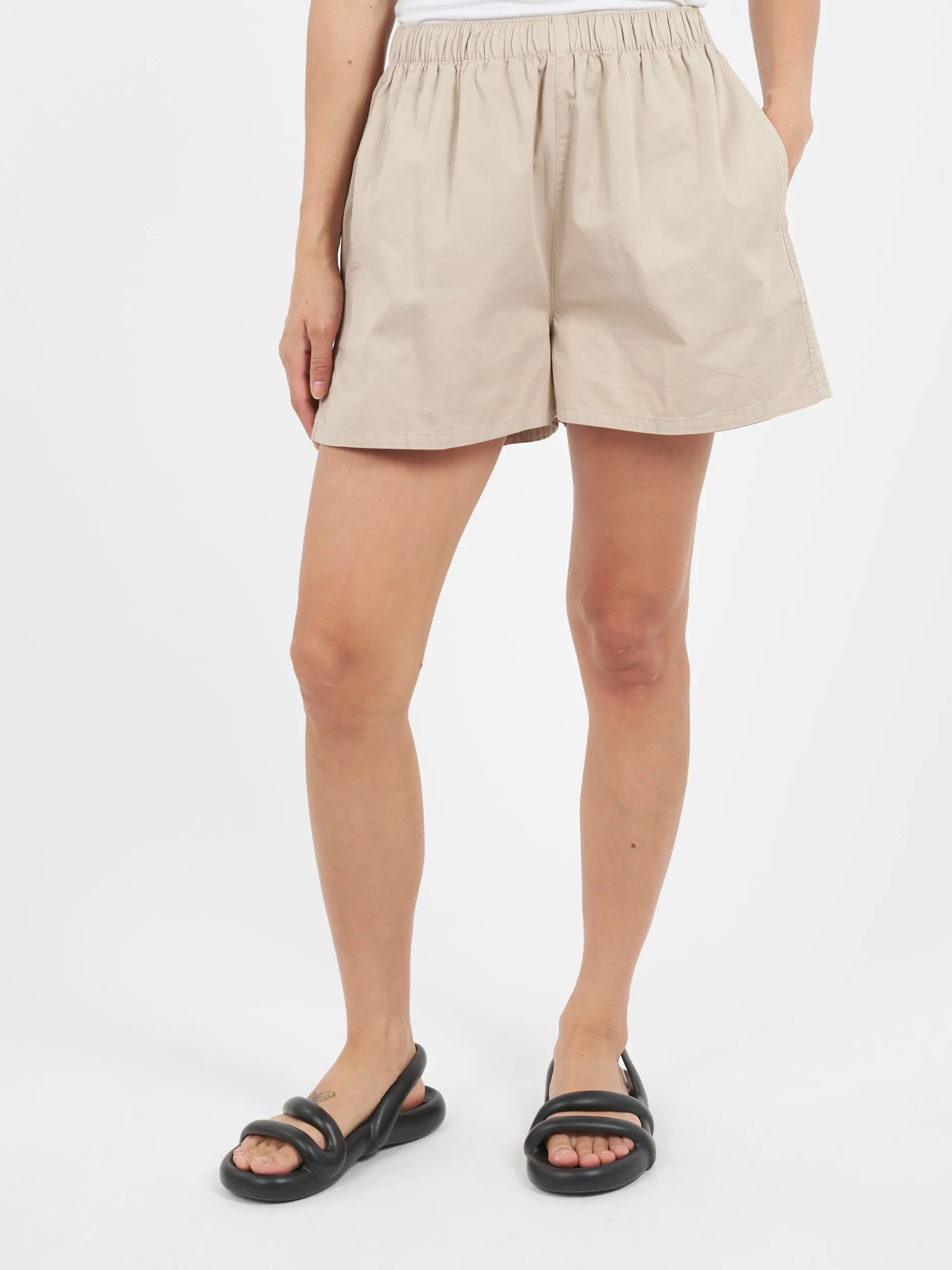 Colorful Standard - W Twill Shorts in Oyster Grey