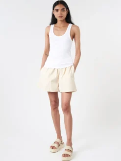 Colorful Standard - Women Organic Rib Tank Top in Optical White