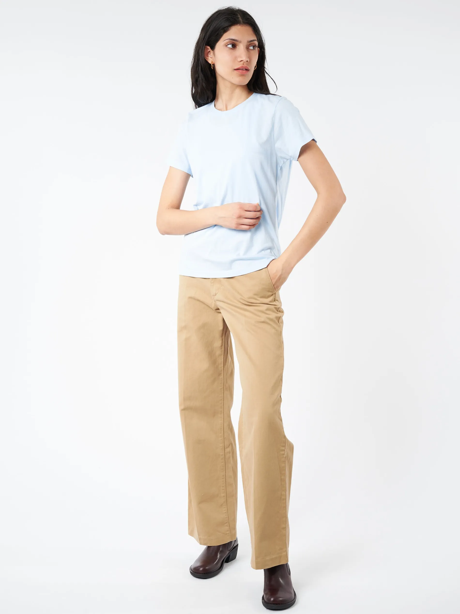 Colorful Standard - Women Light Organic Tee in Polar Blue