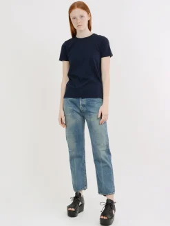 Colorful Standard - Women Light Organic Tee in Navy Blue