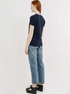 Colorful Standard - Women Light Organic Tee in Navy Blue