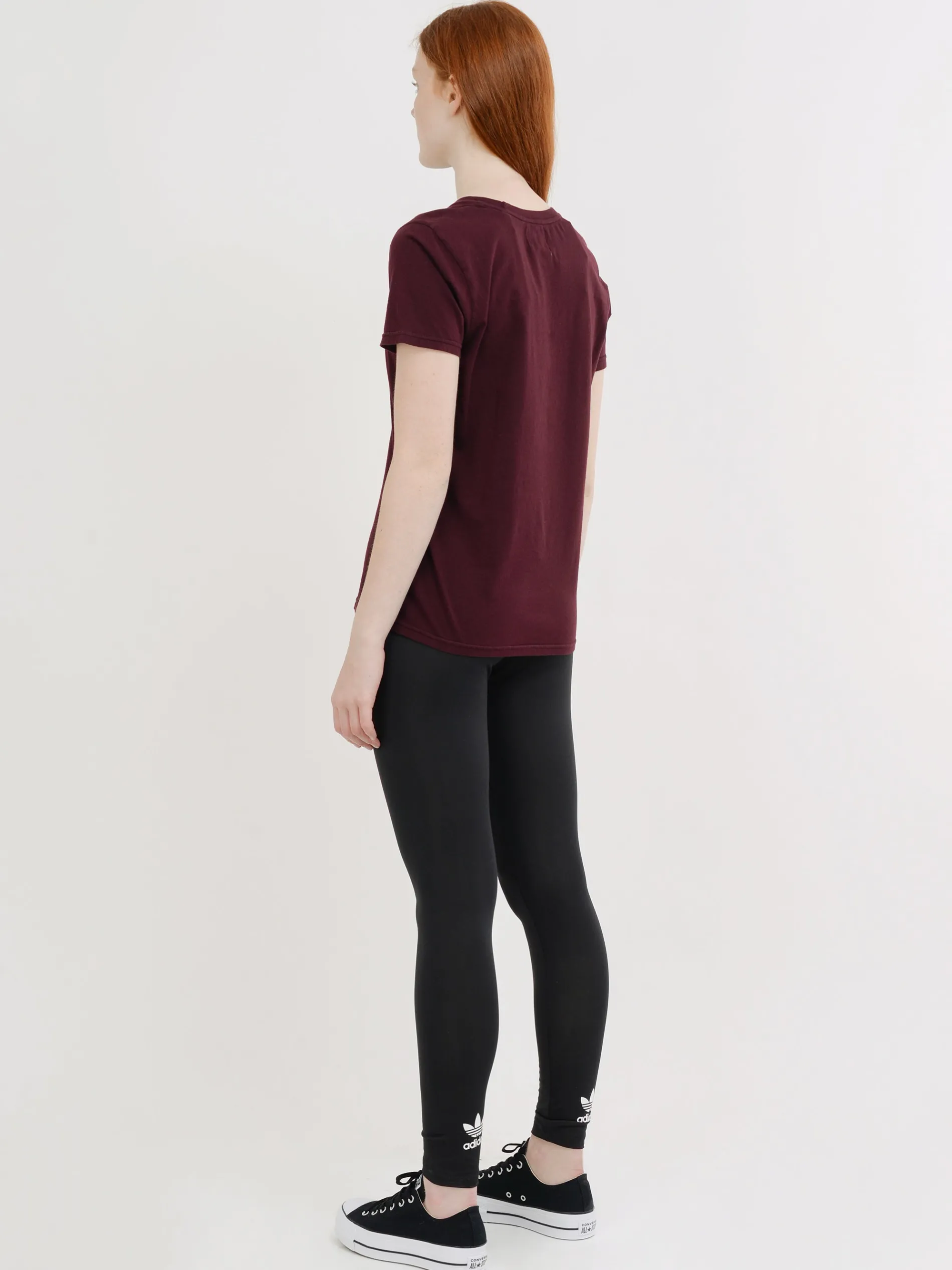 Colorful Standard - Women Light Organic Tee in Oxblood Red