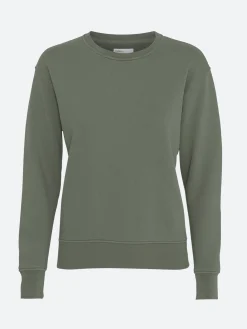 Colorful Standard - Women Classic Organic Crew in Dusty Olive