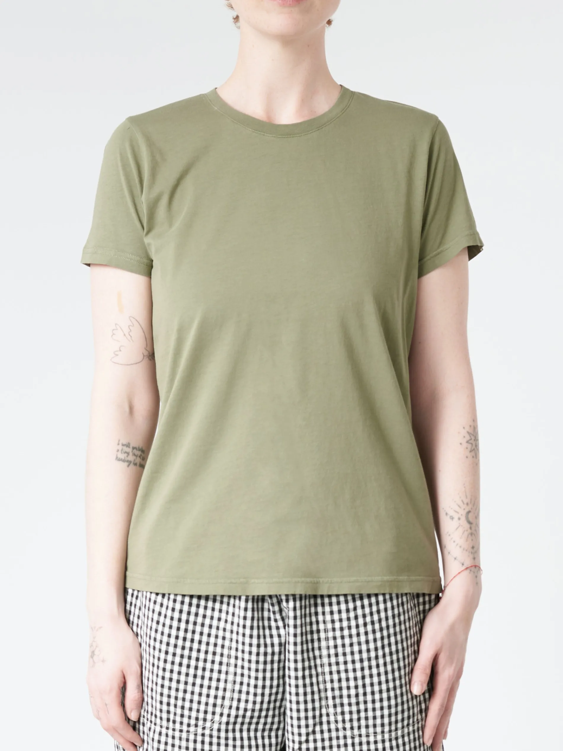 Colorful Standard - Women Light Organic Tee in Dusty Olive